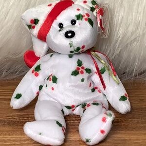 TY Holiday Beanie Baby Bear